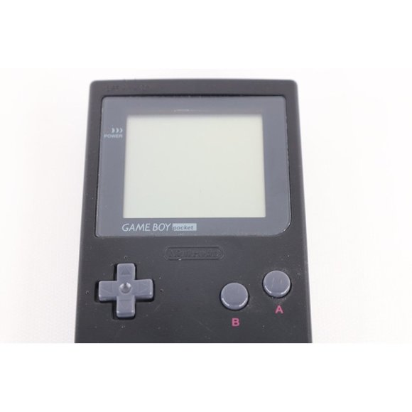 Vintage 90s Nintendo Game Boy Pocket Handheld Video Game Player Black Tested - Picture 3 of 11